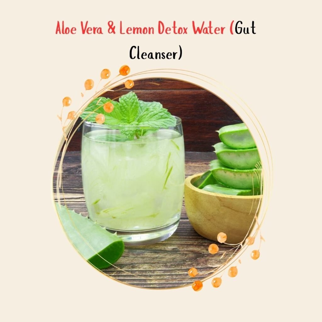 Aloe Vera & Lemon Detox Water