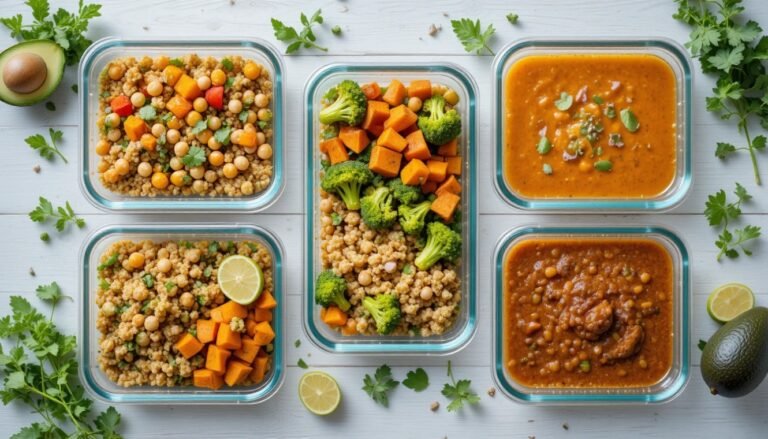 meal prep ideas for a healthy vegetarian diet plan